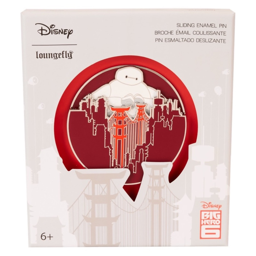 10th Anniversary Baymax Loves San Fransokyo Collector Box Pin - Disney Loungefly